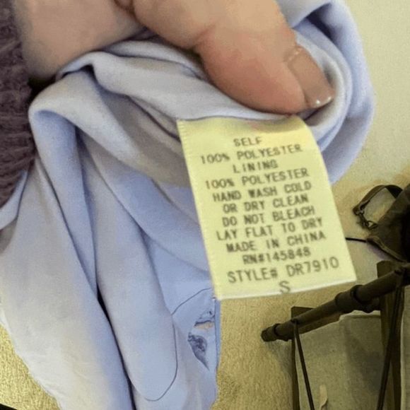 Everly Purple Floral Halter‎ Dress - Picture 2 of 4